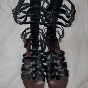 Steve Madden Gladiator knee high sandals
